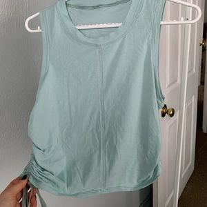 Cinch it up tank top